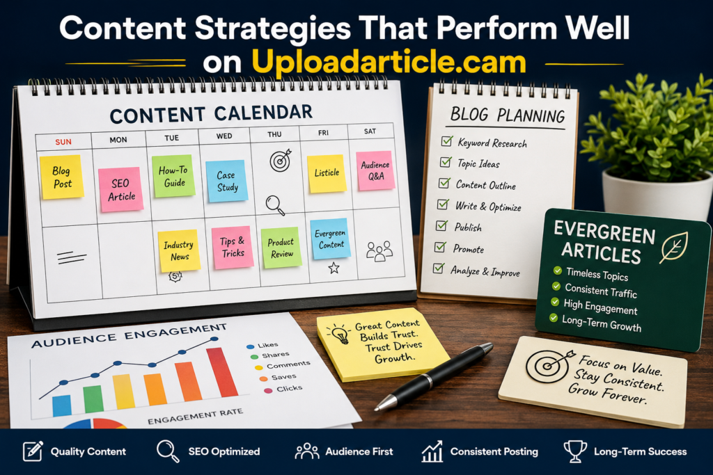Content Strategies That Perform Well on Uploadarticle