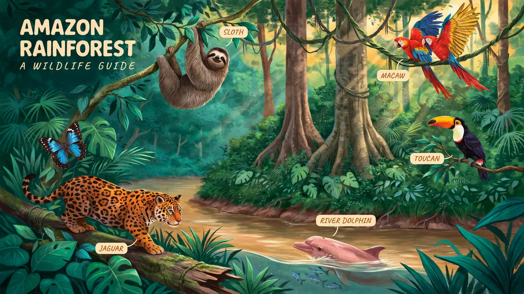 Rainforest Amazon Animals